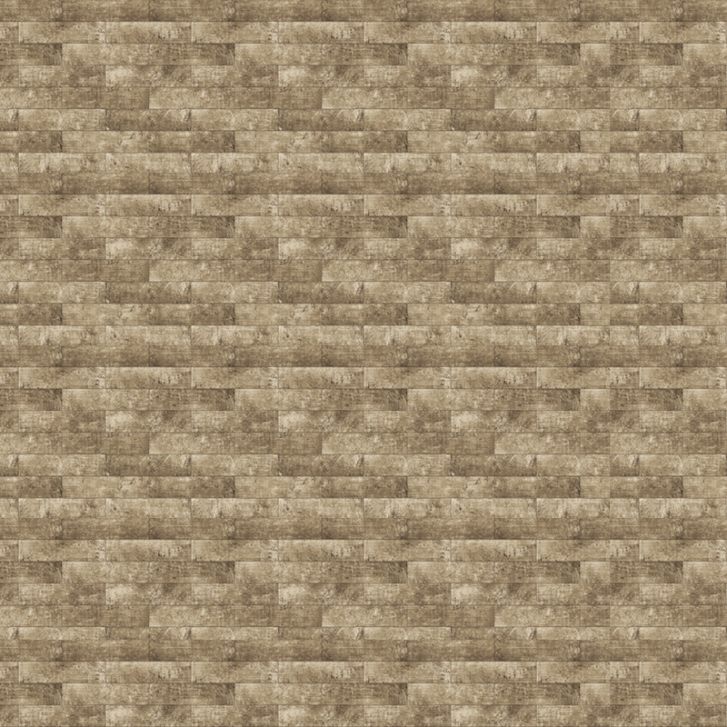 Wood grain PUR coating heterogenous flooring