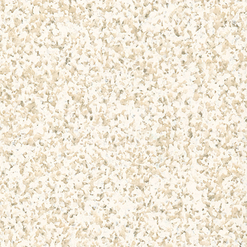 Wear-resistant aesthetic homogenous flooring