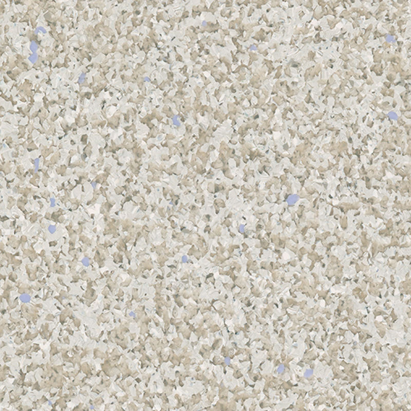 Wear-resistant aesthetic homogenous flooring