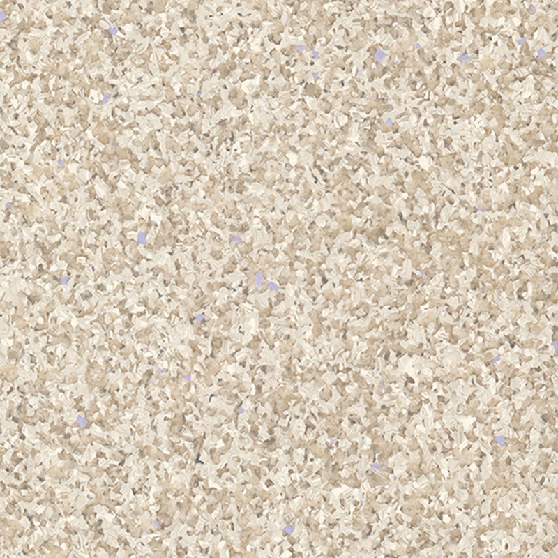 Wear-resistant aesthetic homogenous flooring