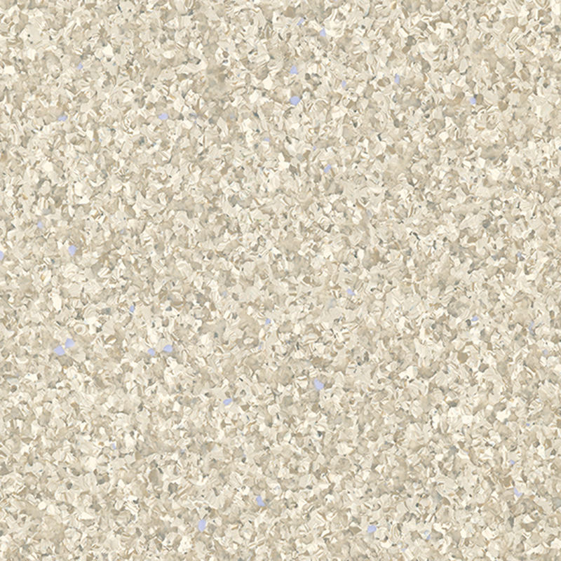 Wear-resistant aesthetic homogenous flooring