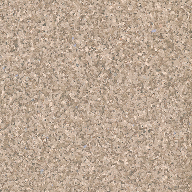 Wear-resistant aesthetic homogenous flooring