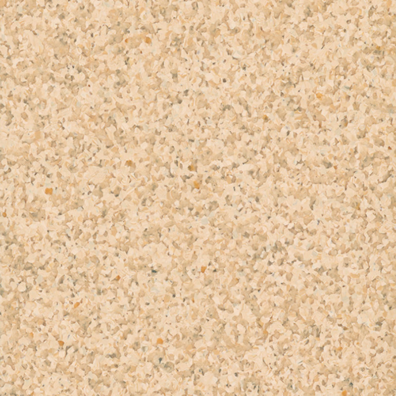 Wear-resistant aesthetic homogenous flooring