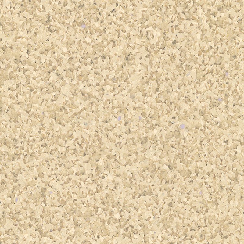 Wear-resistant aesthetic homogenous flooring