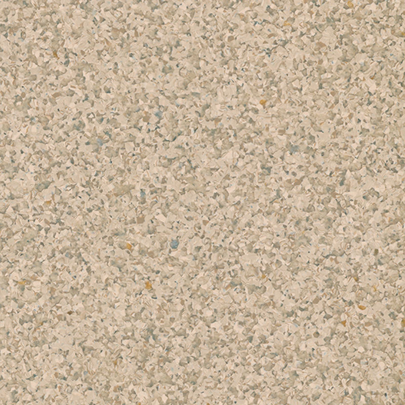 Wear-resistant aesthetic homogenous flooring