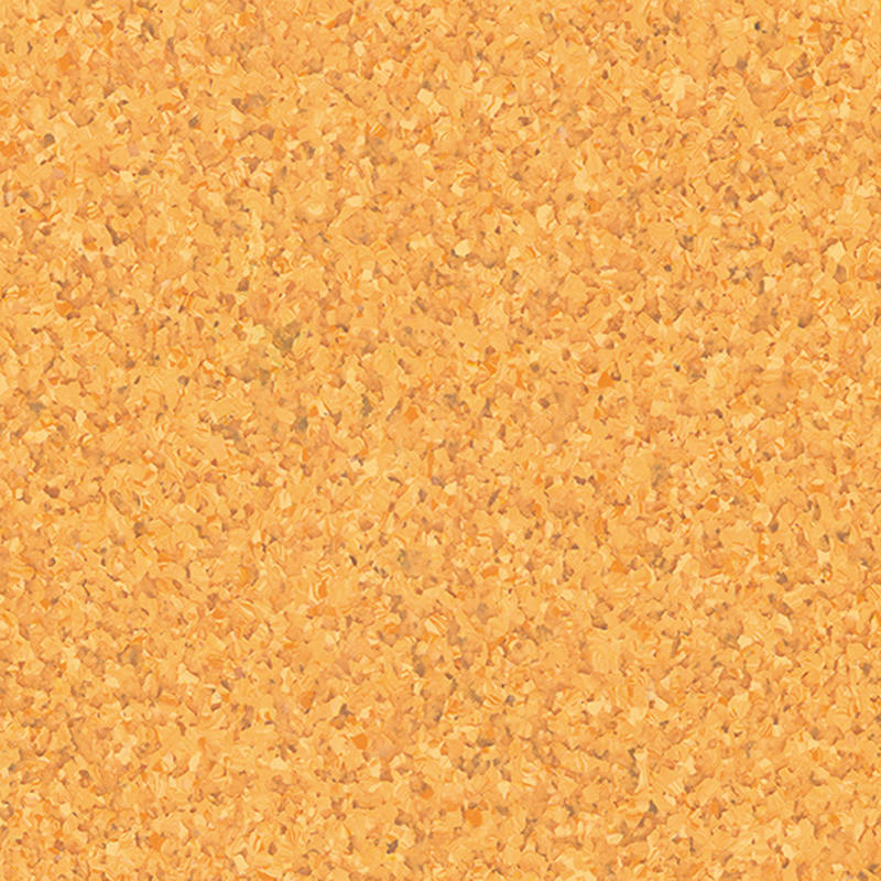 Wear-resistant aesthetic homogenous flooring