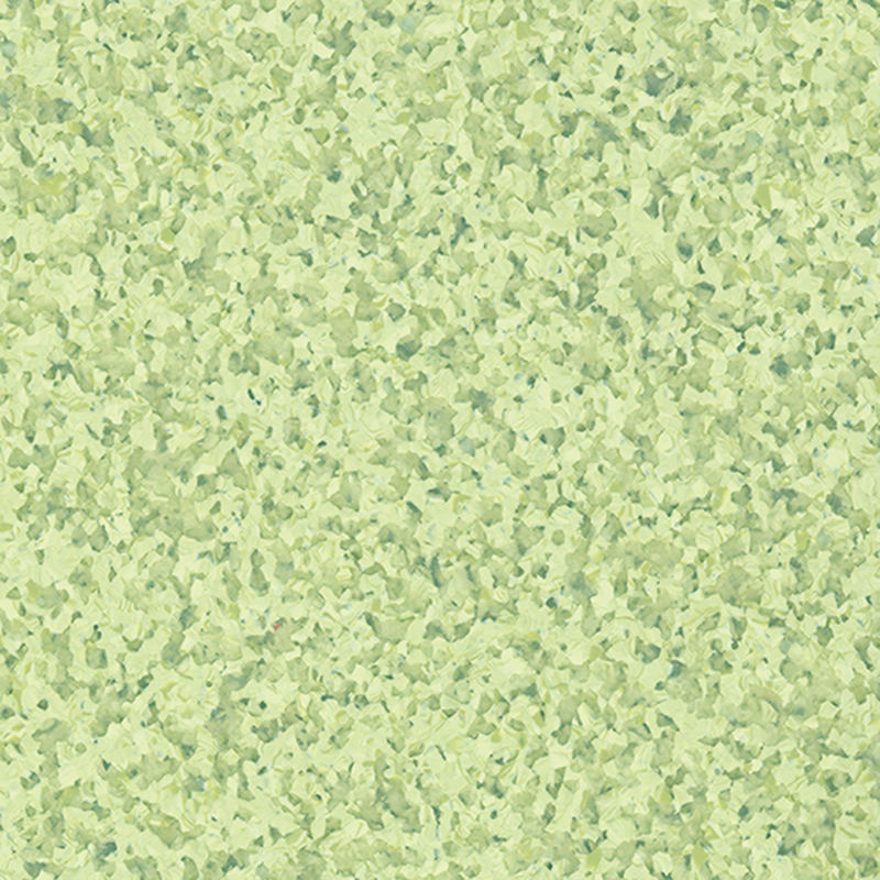 Wear-resistant aesthetic homogenous flooring