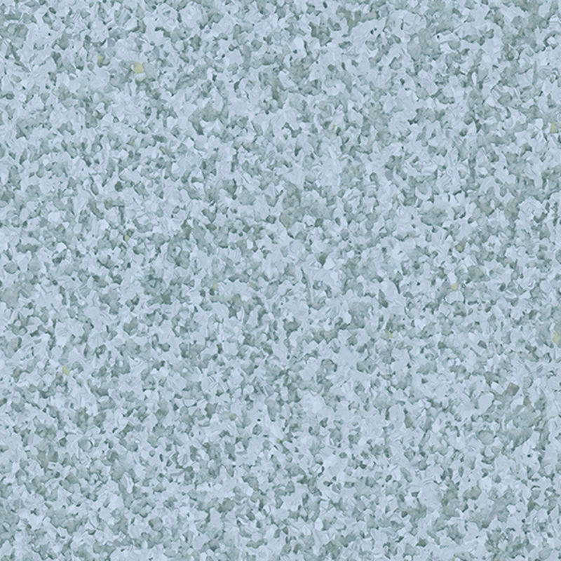 Wear-resistant aesthetic homogenous flooring