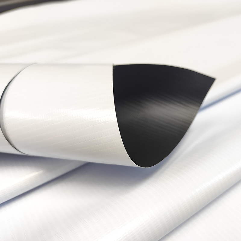 50m/80m High light blocking black flex banner